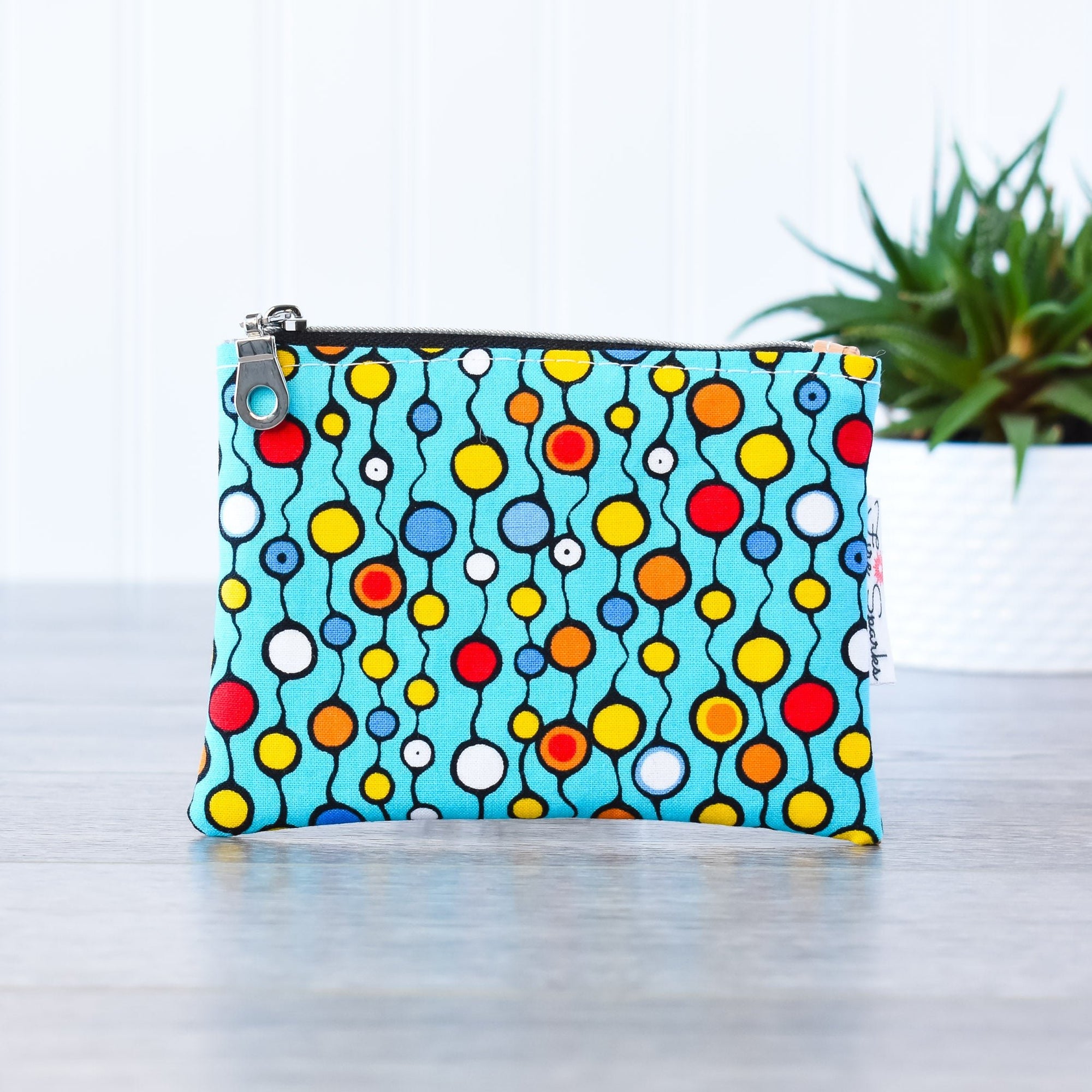 Coin Purse - Coin Purses, Abstract Patterns + Batiks - Fire Sparks Creations