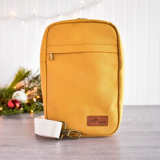 Sling Bag-Sandhill Slings, Canvas Solids - Fire Sparks Creations