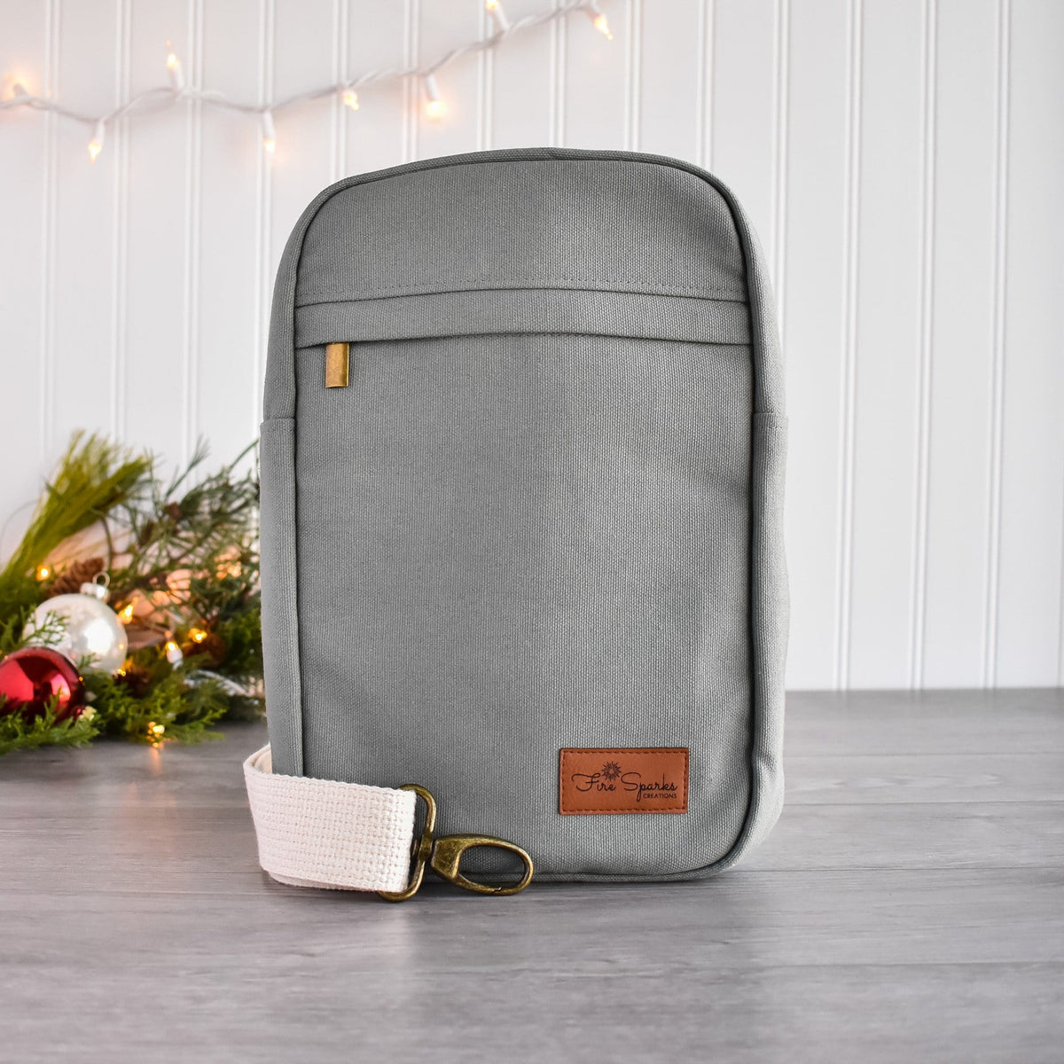 Sling Bag-Sandhill Slings, Canvas Solids - Fire Sparks Creations