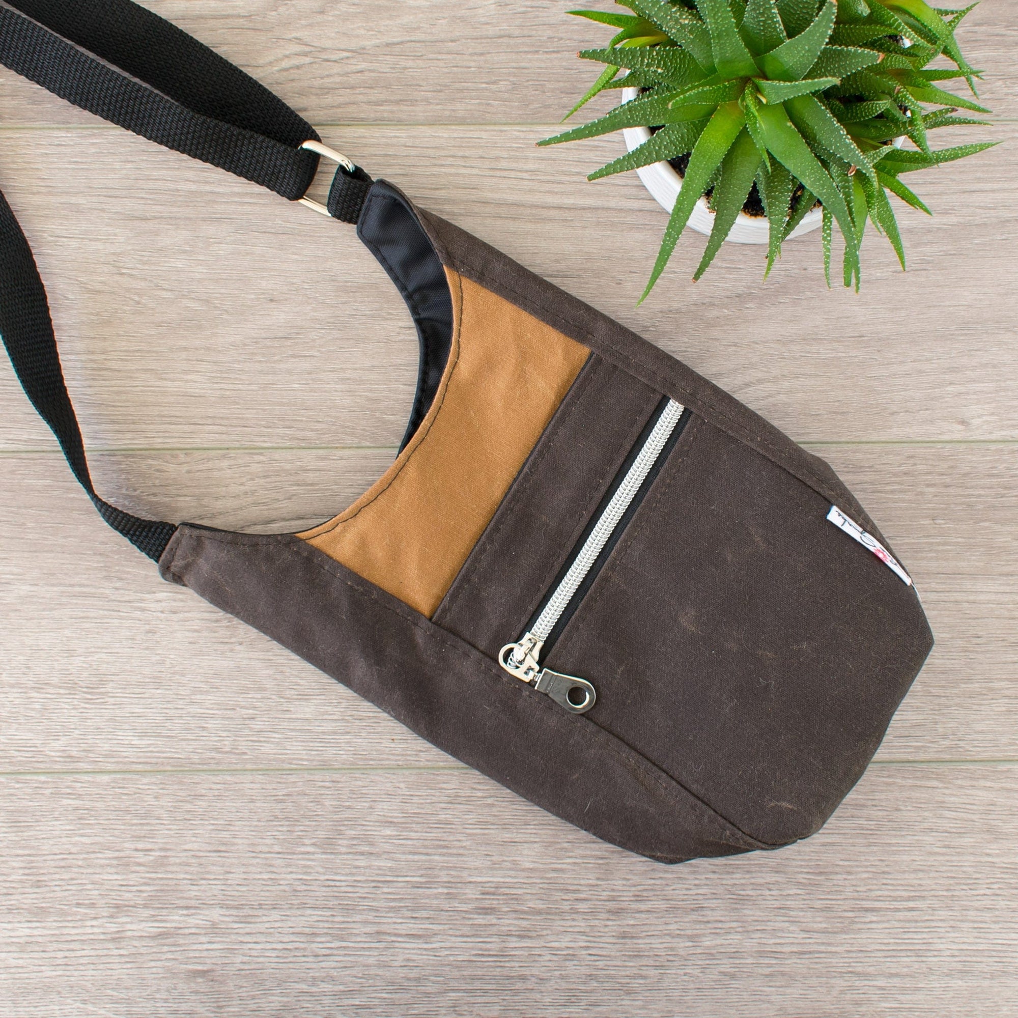 Water Bottle Sling-H2O to Go Water Bottle Sling, Dark Oak Brown - Fire Sparks Creations
