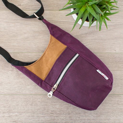 Water Bottle Sling-H2O to Go Water Bottle Slings, Waxed Canvas - Fire Sparks Creations