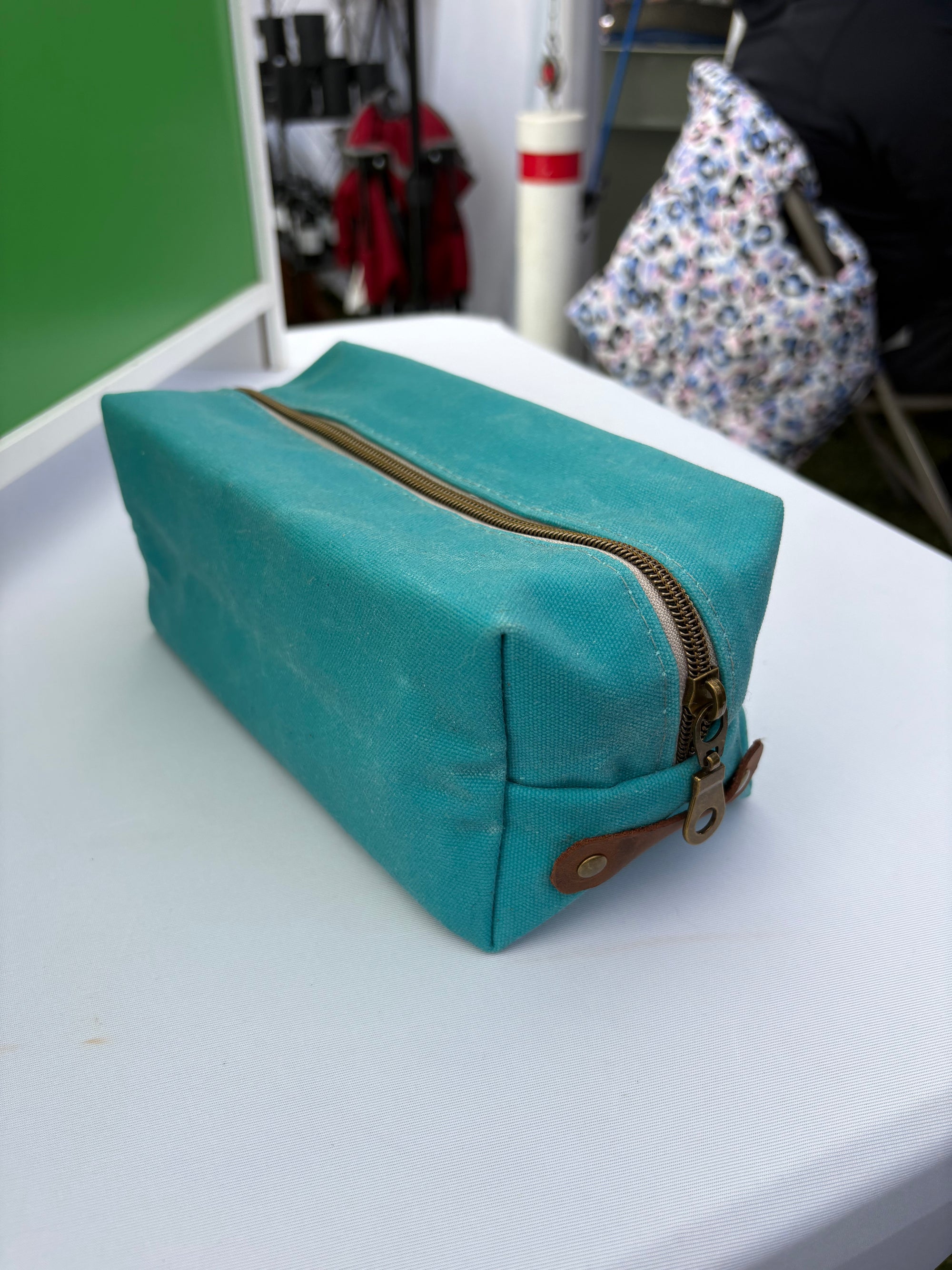 Waxed Canvas Dopp Kit Toiletry Bags