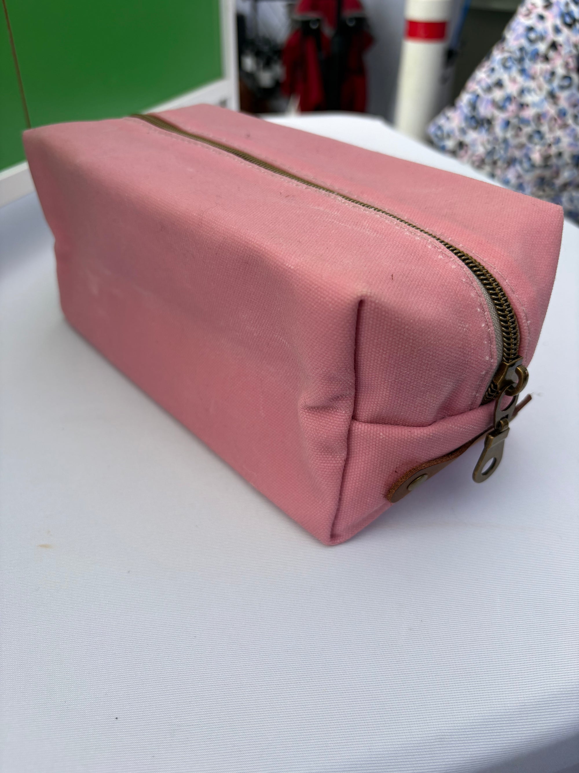 Waxed Canvas Dopp Kit Toiletry Bags