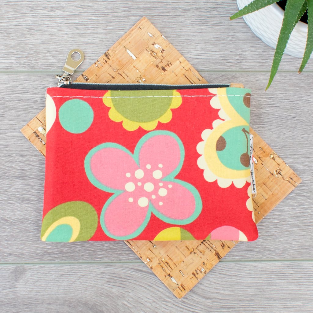 Coin Purse - Coin Purses, Floral Prints - Fire Sparks Creations