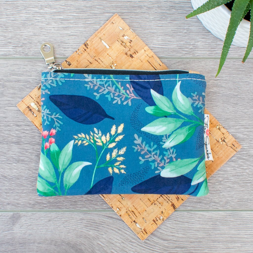 Coin Purse - Coin Purses, Floral Prints - Fire Sparks Creations