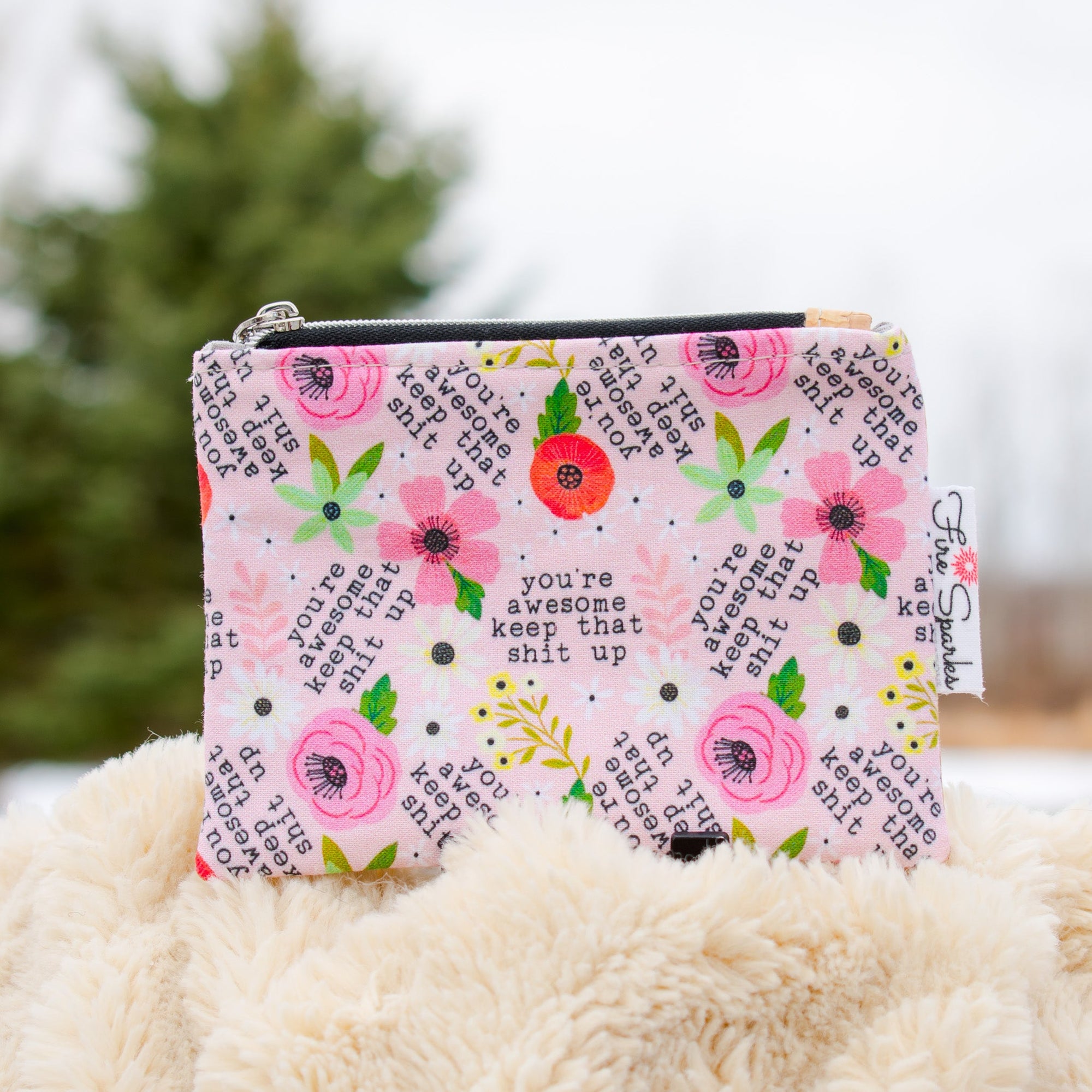 Coin Purse - Coin Purses, Sassy + Spicy - Fire Sparks Creations