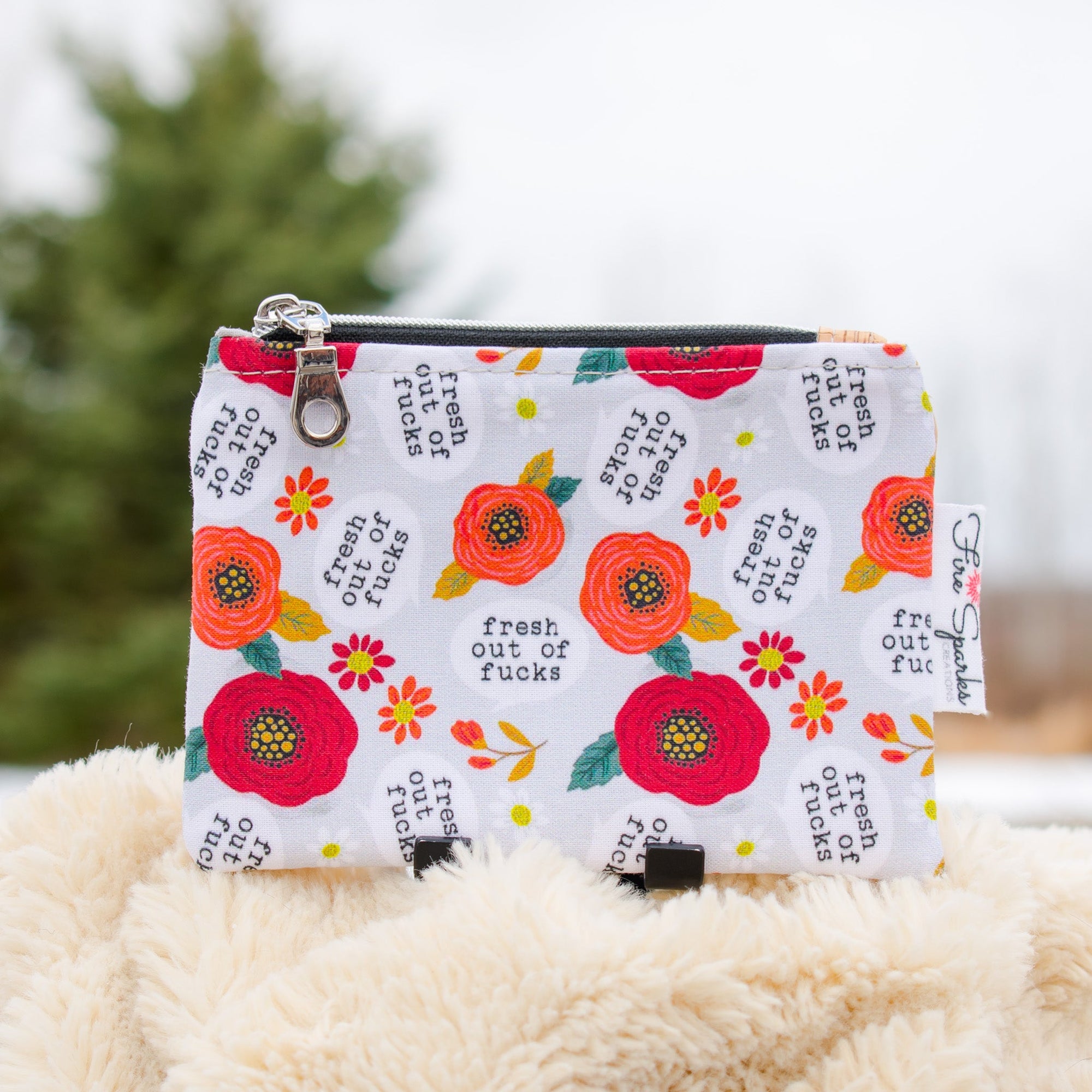 Coin Purse - Coin Purses, Sassy + Spicy - Fire Sparks Creations