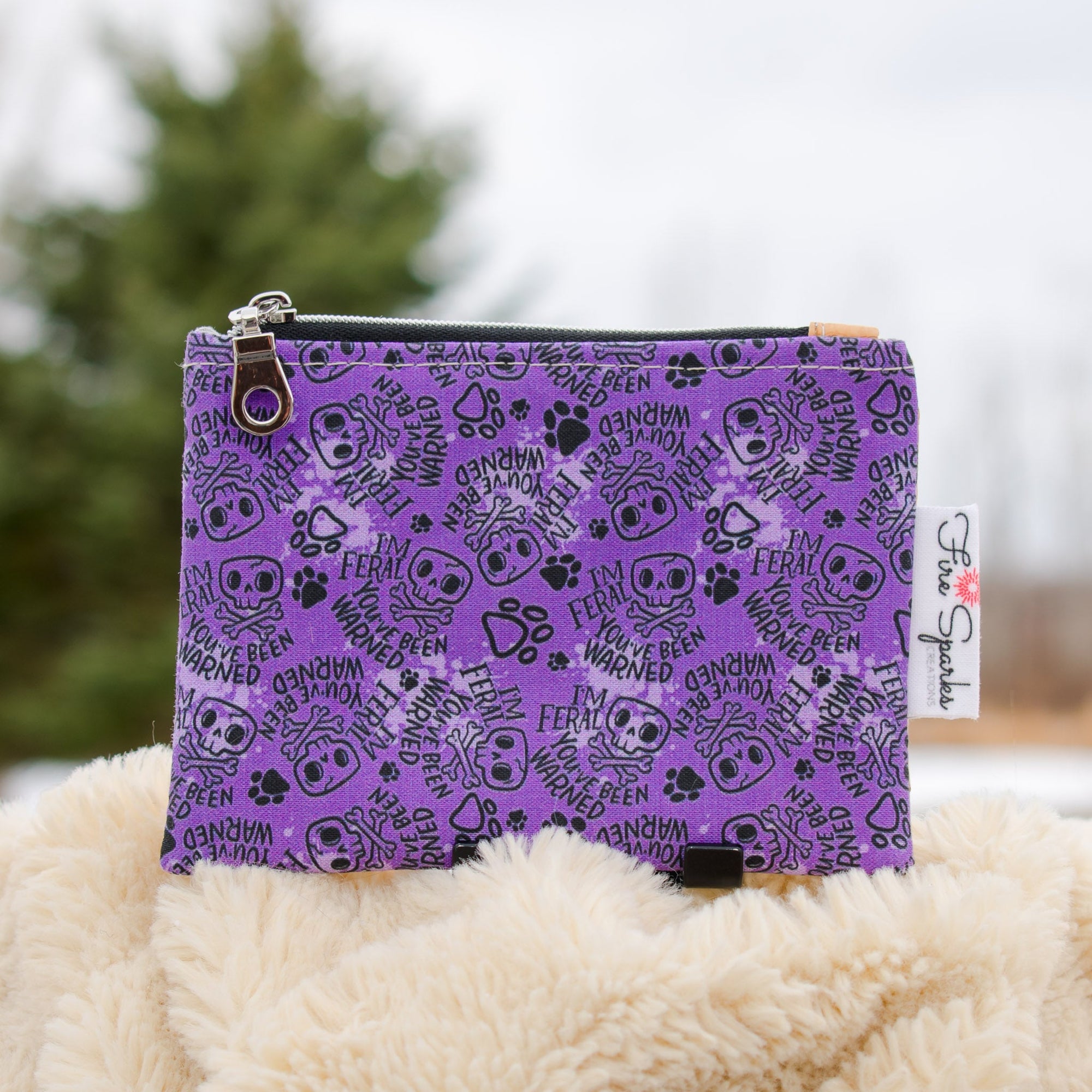 Coin Purse - Coin Purses, Sassy + Spicy - Fire Sparks Creations