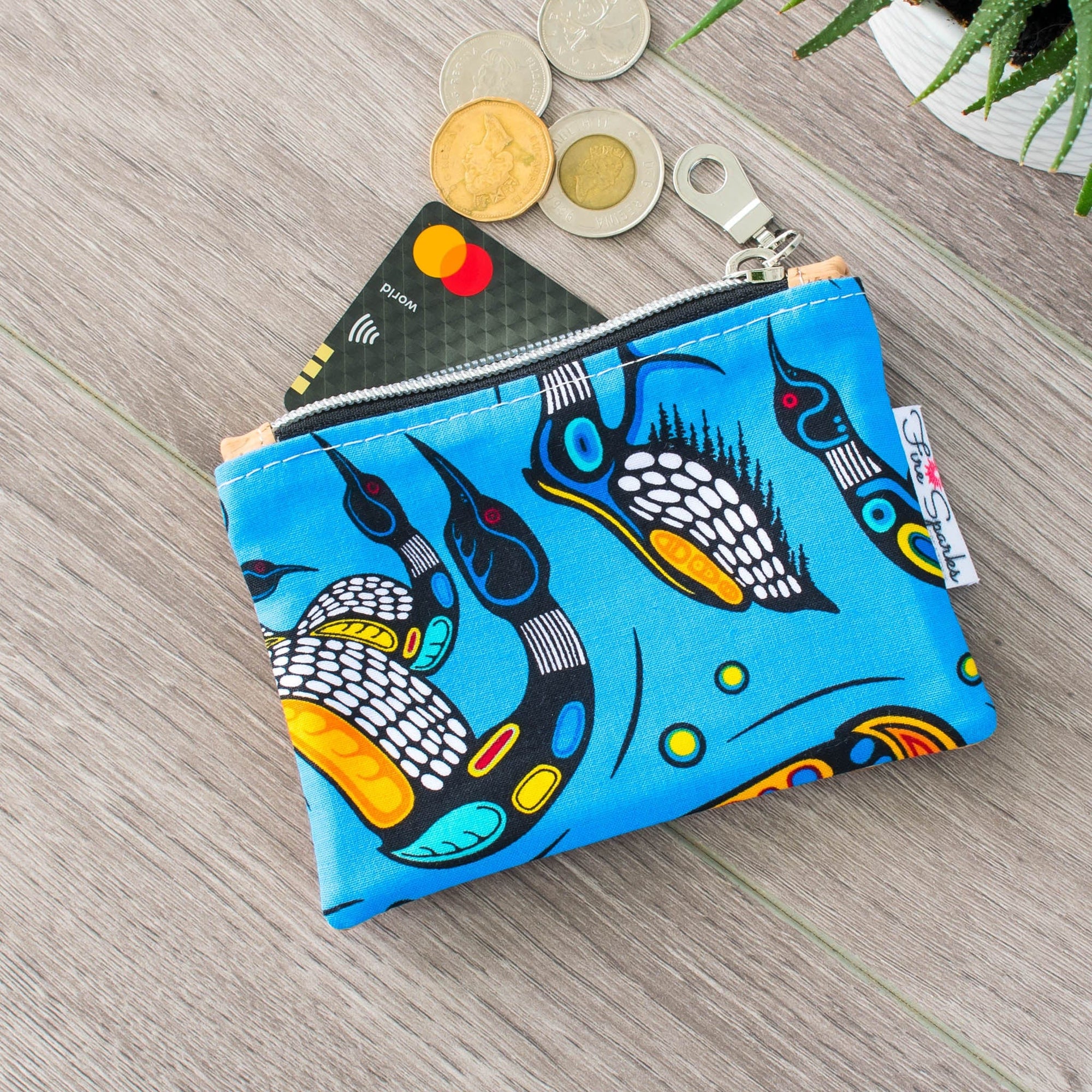 Healing Waters Loons Coin Purse