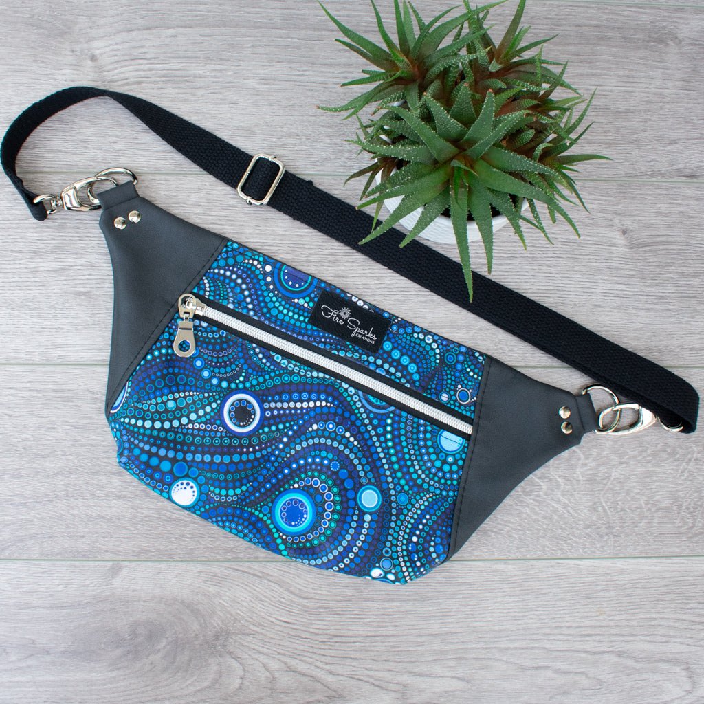 Hipster Pouch - Dayna Fanny Pack - Fire Sparks Creations