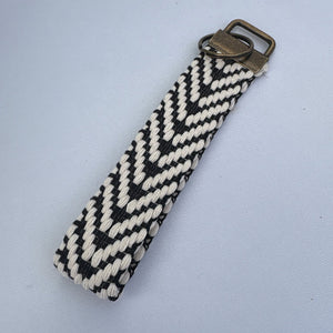 Keychain-Wristlet Keychains, Antique Brass Finish - Fire Sparks Creations