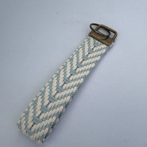 Keychain-Wristlet Keychains, Antique Brass Finish - Fire Sparks Creations