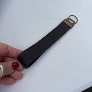 Keychain-Wristlet Keychains, Antique Brass Finish - Fire Sparks Creations