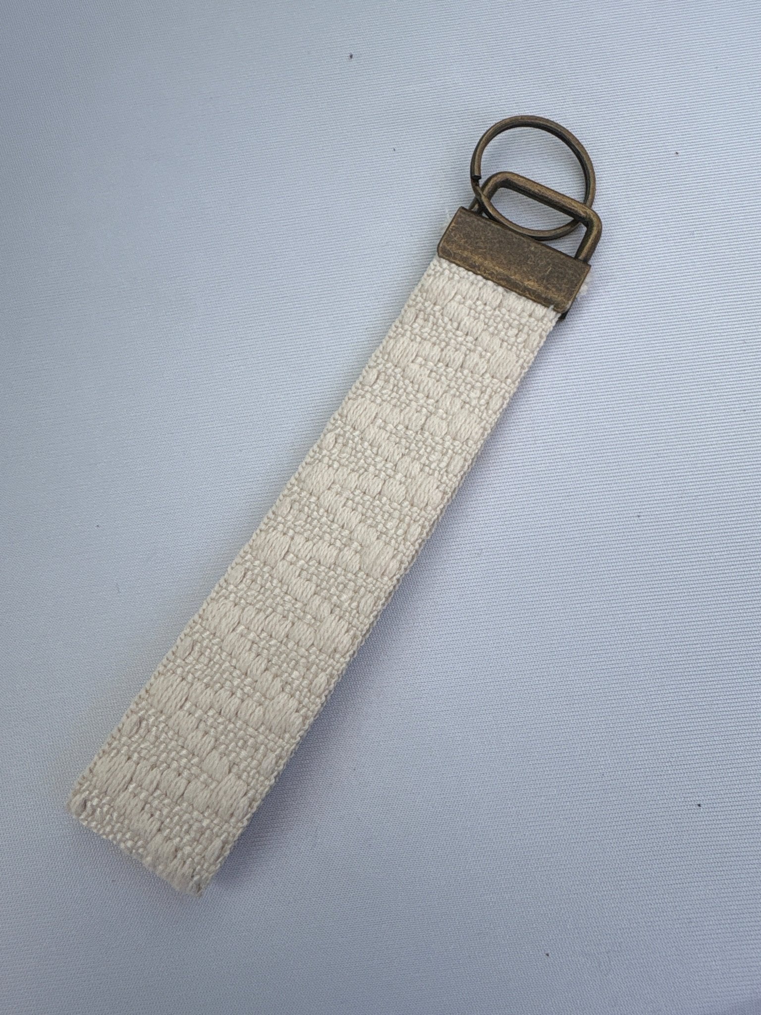 Keychain-Wristlet Keychains, Antique Brass Finish - Fire Sparks Creations