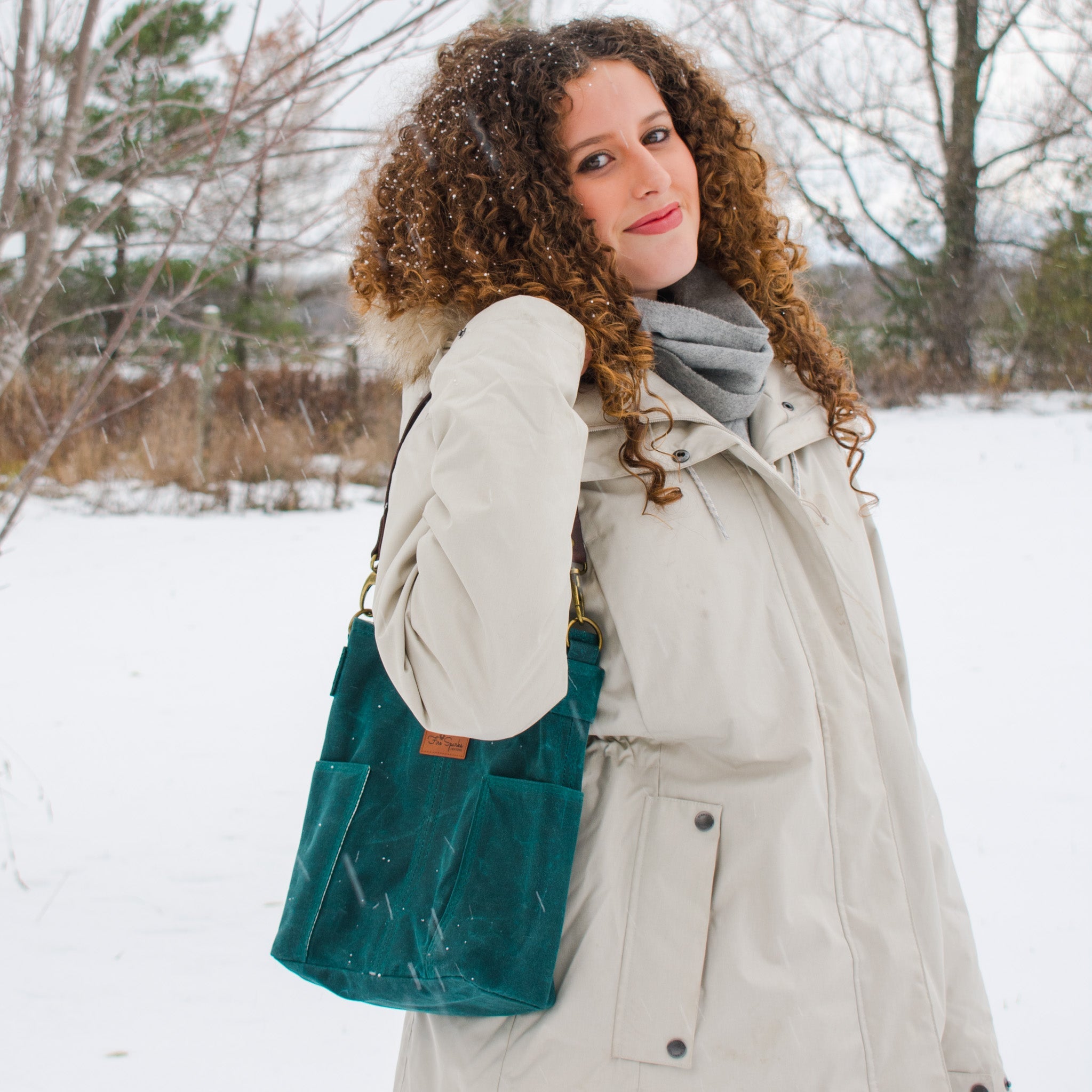 Tote Bag - Compass Tote - Fire Sparks Creations