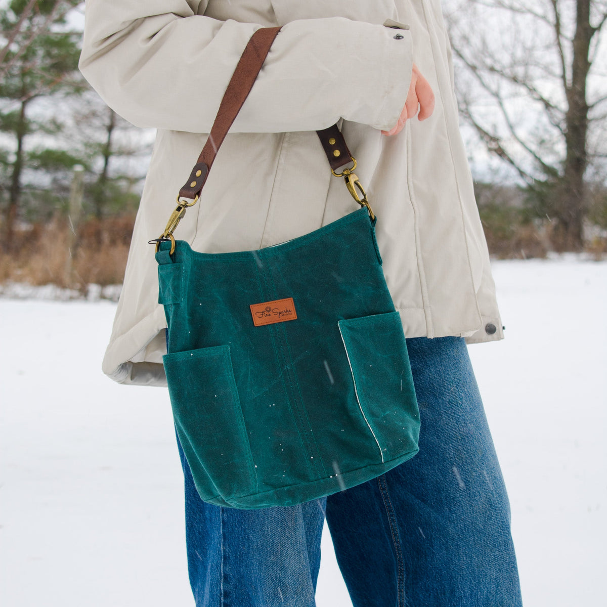 Tote Bag - Compass Tote - Fire Sparks Creations