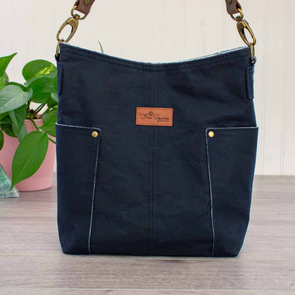 Tote Bag - Compass Tote - Fire Sparks Creations