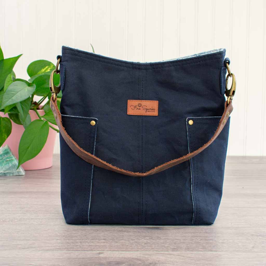 Tote Bag - Compass Tote - Fire Sparks Creations