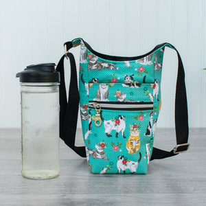 Water Bottle Sling - Water Bottle Slings, Cotton - Fire Sparks Creations