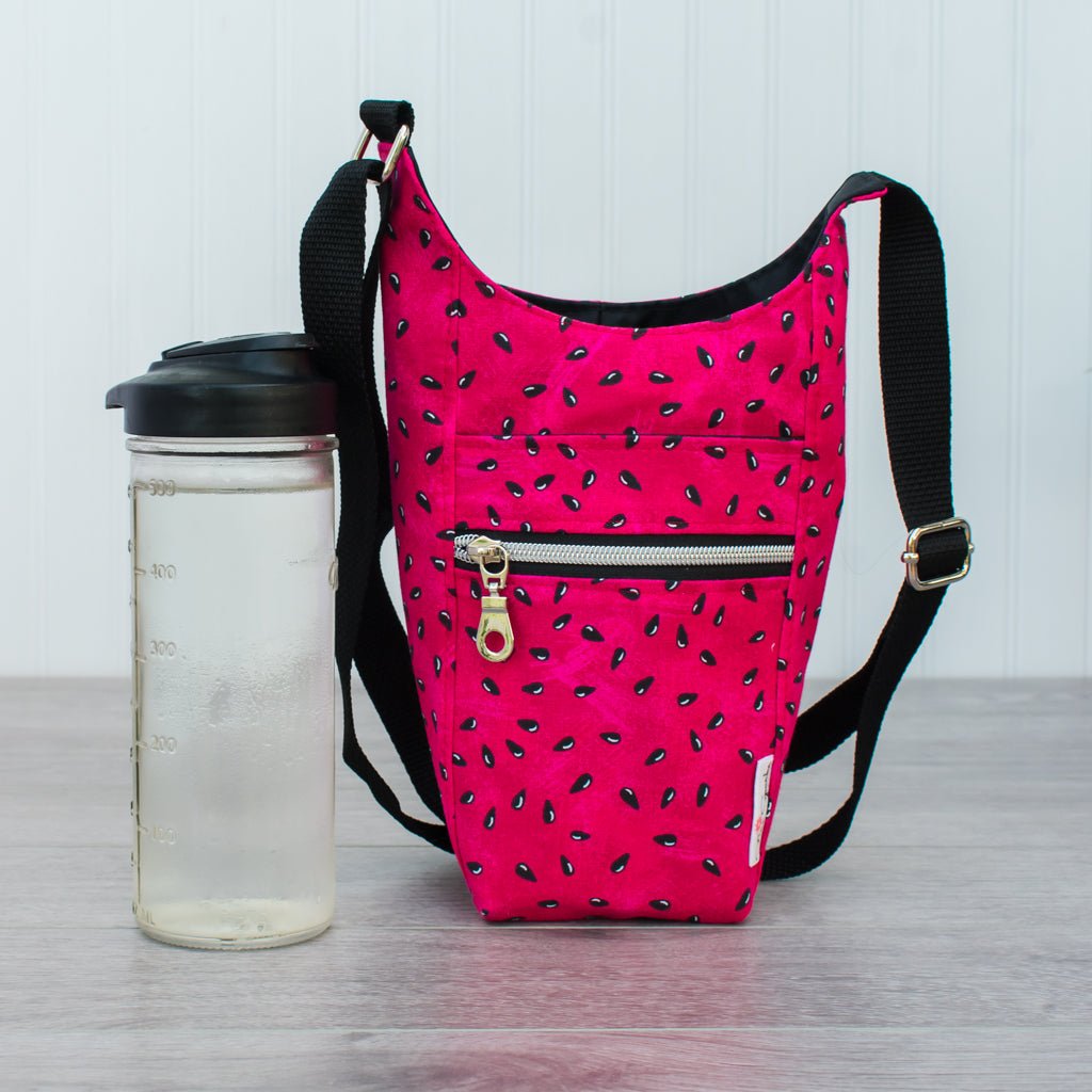 Water Bottle Sling - Water Bottle Slings, Cotton - Fire Sparks Creations