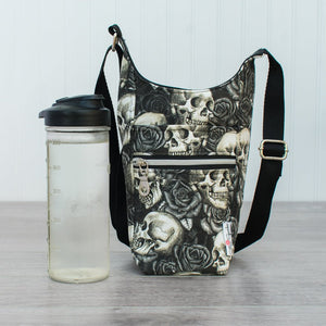 Water Bottle Sling - Water Bottle Slings, Cotton - Fire Sparks Creations