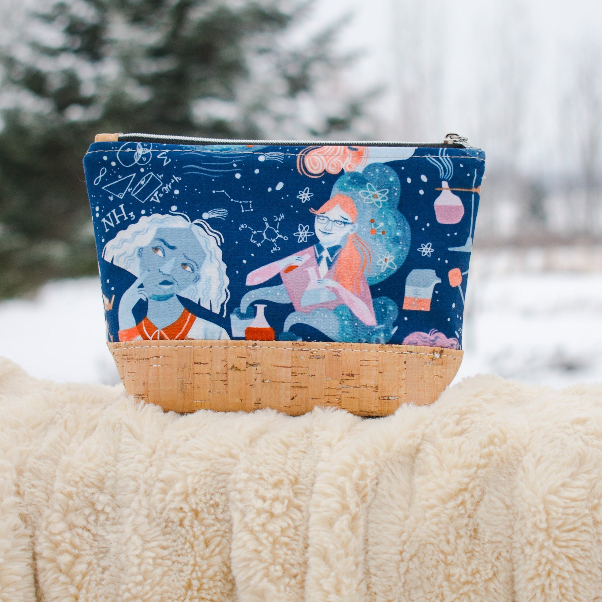 Zipped Pouch - Small Zipped Pouch - Fire Sparks Creations