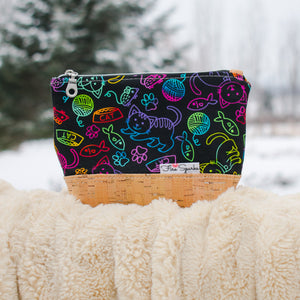 Zipped Pouch - Small Zipped Pouch - Fire Sparks Creations