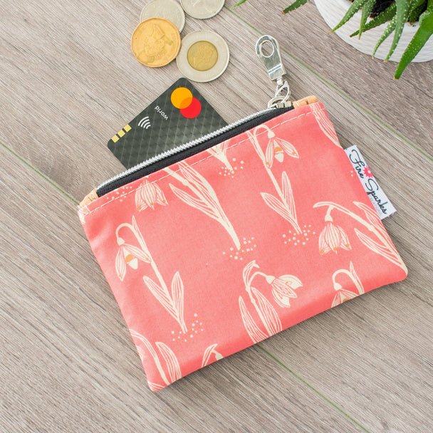 Coin Purse-Floral Coin Purses - Fire Sparks Creations