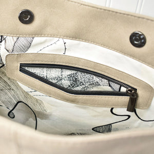 Moonwake-Moonwake - Beige/Gunmetal READY TO SHIP - Fire Sparks Creations