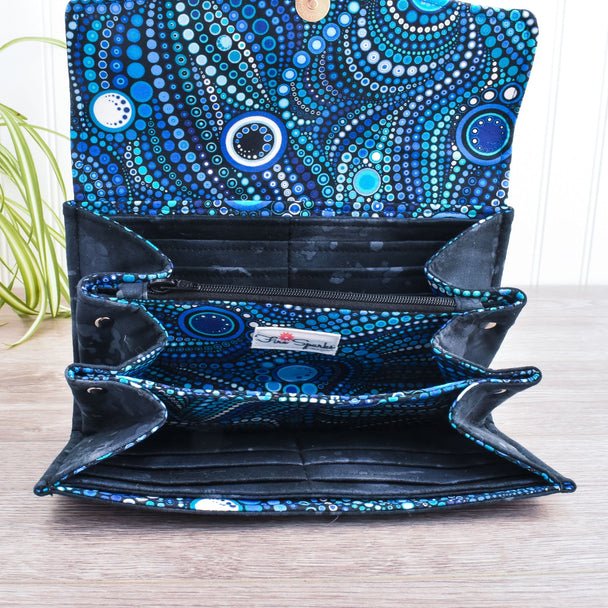 Wallet-Necessary Clutch Wallet - Fire Sparks Creations